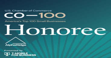 AlphaRidge Named One of America's Top 100 Small Businesses by U.S. Chamber of Commerce