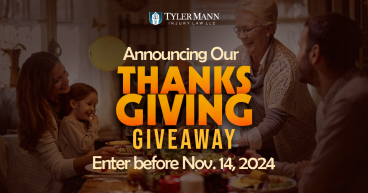 Tyler Mann Injury Law Launches Thanksgiving Gift Card Giveaway