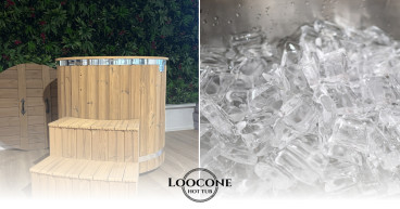 Loocone Hot Tub präsentiert ein Tauchbecken, ein Produkt für das Eisbaden zu Hause