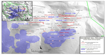  Dakota Gold Intersects 2.22 grams per tonne gold over 50 meters at Richmond Hill in Drill Program to Expand Resource 