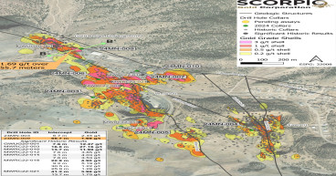 Scorpio Gold Drills 1.69 g/t Gold over 55.7 Metres at the Manhattan District, Nevada