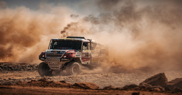 Martin Šoltys is forging ahead in the Dakar Rally after the third stage