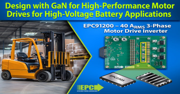 Design with GaN for High-Performance Motor Drives for High-Voltage Battery Applications