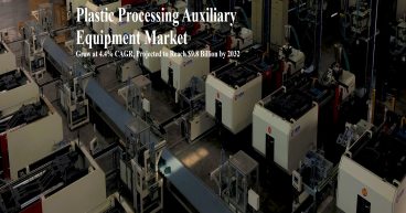 Plastic Processing Auxiliary Equipment Market to Grow at 4.4% CAGR, Projected to Reach $9.8 Billion by 2032
