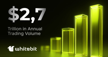WhiteBIT sets a new benchmark: crypto exchange achieves $2.7T in annual trading volume and $38.9B in capitalization