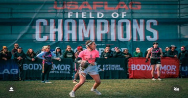 USA Flag Sets Guinness World Record for Largest Flag Football Tournament