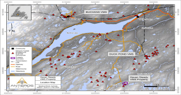 Anteros Initiates Critical Mineral Deposit Modelling at Their Havens Steady VMS Property in Newfoundland