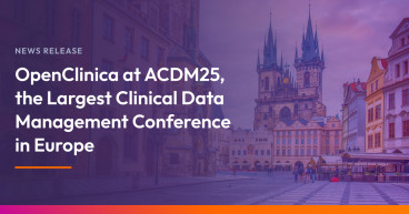 OpenClinica at ACDM25, the Largest Clinical Data Management Conference in Europe