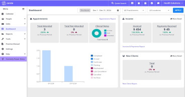 Zanda Launches New Practice Dashboard to Empower Allied Health Practices