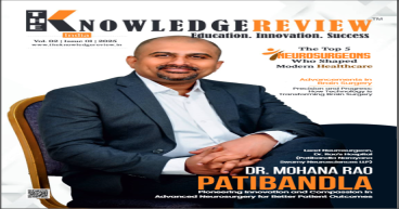 Dr. Mohana Rao Patibandla, Leading Neurosurgeon in Guntur, Featured on Knowledge Review Cover