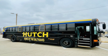 Durham School Services Donates Funds to Support Hutchinson Public Schools’ Bus Wrapping Project