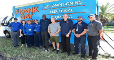 Orlando Magic Joins Frank Gay Services Surprising One Local Family with a New HVAC System