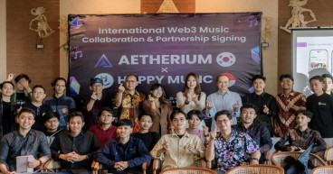 AI Idol Platform ‘AETHERIUM’ Signs MOU with Indonesia’s HappyMusic