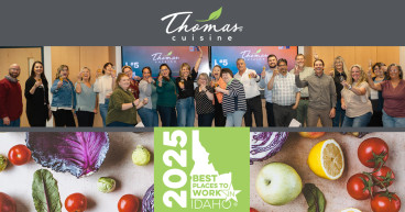 Thomas Cuisine Honored as a Top 5 Best Place to Work in Southwest Idaho
