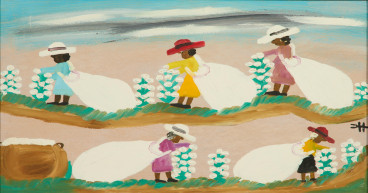  Paintings by Clementine Hunter (1887-1988) and Louis Emile Villa (1836-1900) are in Crescent City's May 16-17 auction 