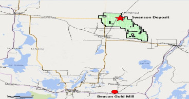LaFleur Minerals Begins Permitting Process for a Bulk Sample from the Swanson Deposit to be Processed at its Beacon Gold Mill