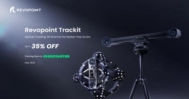 Revopoint Trackit Tracking 3D Scanner is Launching on Kickstarter Soon