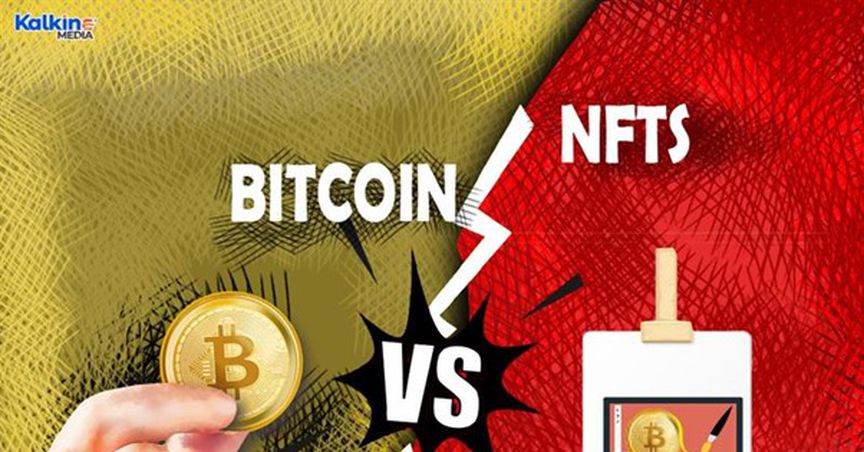  NFTs vs Bitcoin? Which one will 2022 treat better? 