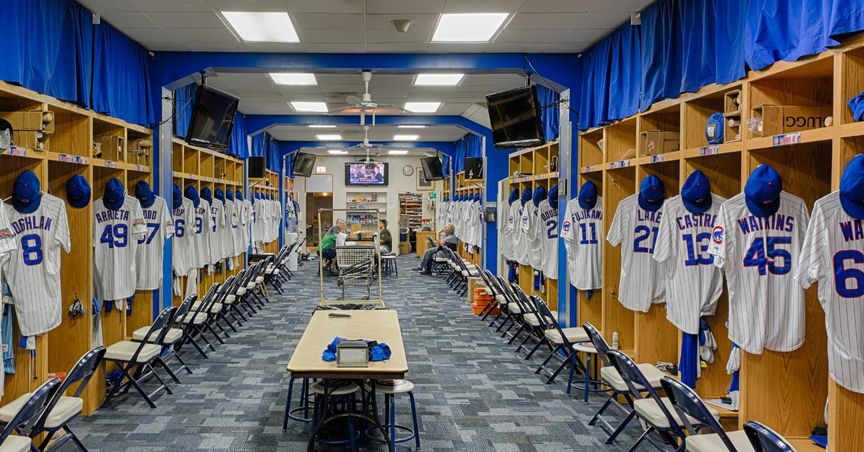 Importance of sports locker rooms in improving team chemistry