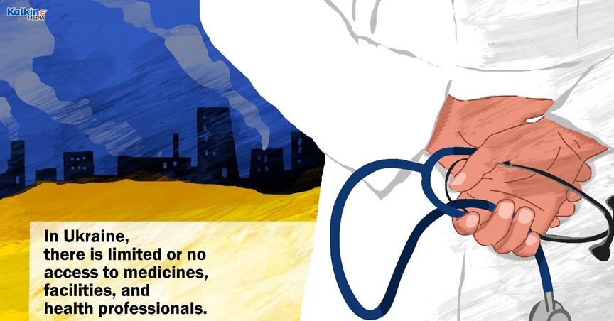 Ukraine's health services under severe strain amid war 
