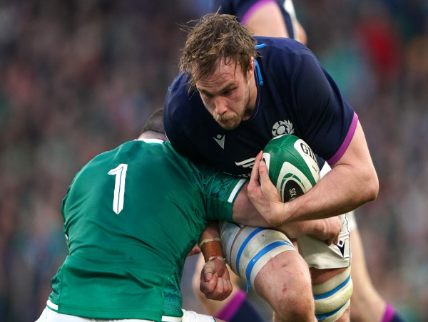  Jonny Gray joins up with Scotland squad ahead of Six Nations opener with England 