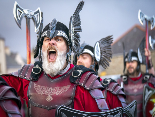  In pictures: Spectacular Up Helly Aa festival returns after two-year absence 