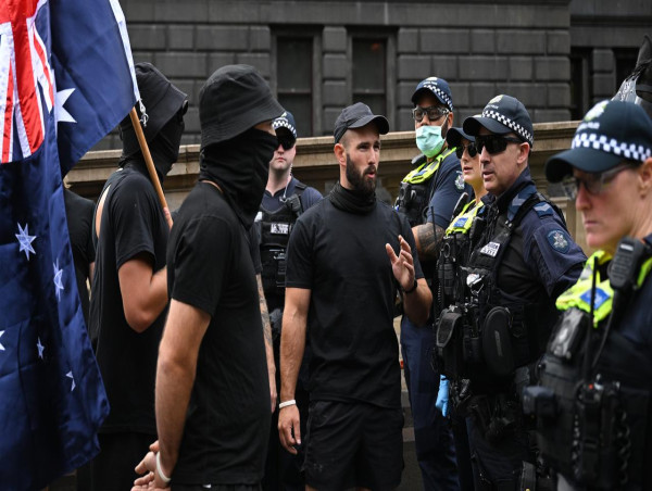  Nazis not welcome in Victoria, premier says after clash 