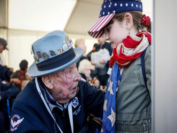  US Second World War veteran and TikTok star ‘Papa Jake’ attends D-Day events 