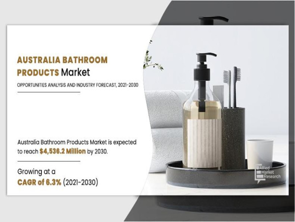  Australia Bathroom Products Market is Expected to Exceed Value of $4,536.2 Million by the End of 2030 