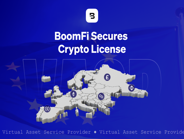 BoomFi zapewnia rejestrację jako Dostawca Usług Wirtualnych Aktywów (VASP) w Polsce