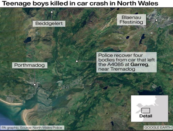  Inquest to open into deaths of four teenagers killed in car crash 