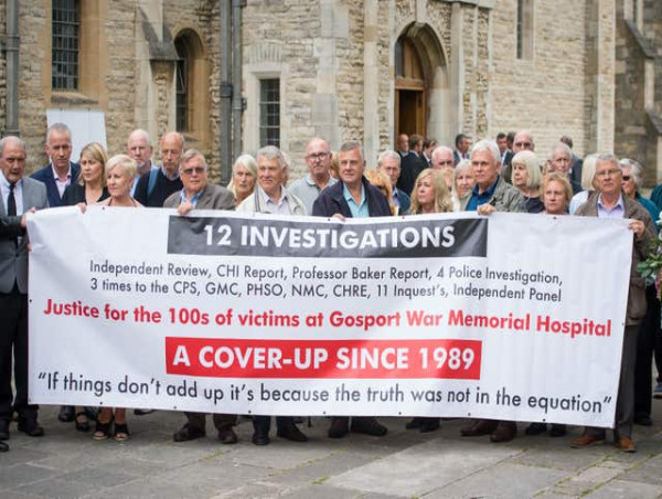  Three further suspects to be questioned over deaths at Gosport hospital 