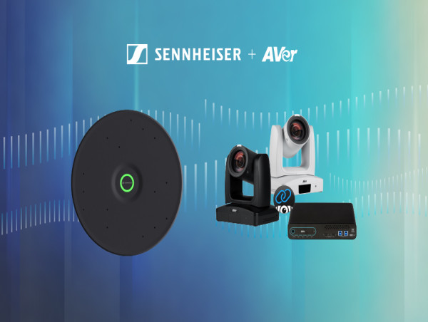  AVer Europe and Sennheiser Announce PTZ Link, MT300(N), and TeamConnect Ceiling Medium Microphone Integration 