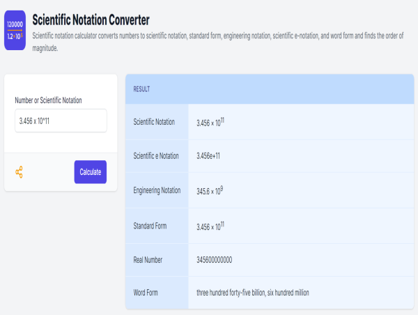  Calculator.io Introduces Scientific Notation Converter for Enhanced Numerical Clarity 