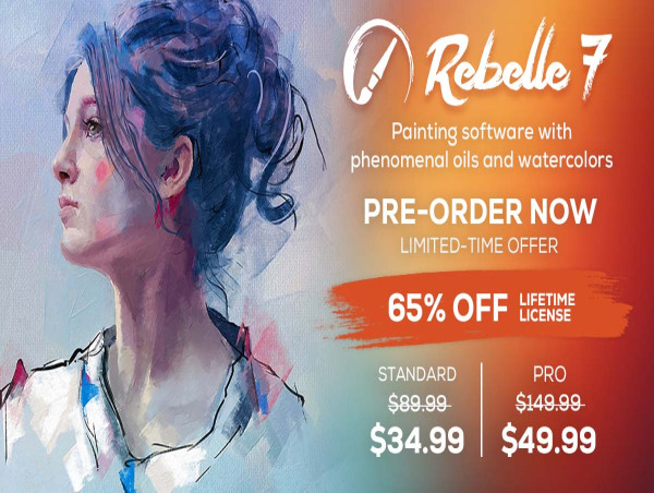  Rebelle 7 Painting Software Coming on December 14th, Pre-Orders Available Now 