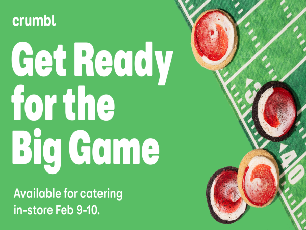  Crumbl Offers Limited-Edition Big Game Cookies for Football Fans 