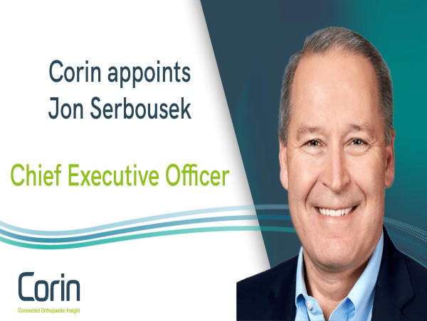 Corin Appoints Jon Serbousek As Chief Executive Officer