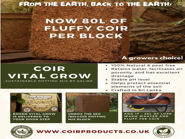  CoirProducts marks another first with groundbreaking 80L Coir Potting Mix 