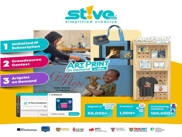  STIVE ASIA Announces Innovative 'Art Print on Demand' on Its Digital Marketplace 