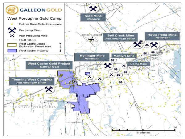  Galleon Gold Receives Exploration Drilling Permit for West Cache Gold Project 
