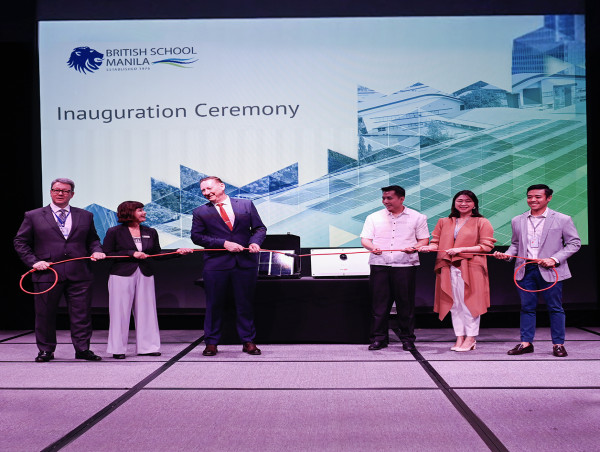  British School Manila hits a milestone in their sustainability journey with inauguration of solar panel system 
