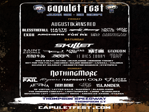 Capulet Fest 2024 Final Line-Up 55 Bands on 2 Stages for 3 Days JUNE ...