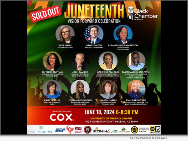  Black Chamber Of Arizona To Host 2024 Juneteenth Vision Forward Celebration Presented By Cox Communications 