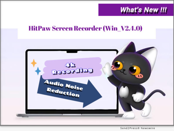  Hitpaw Screen Recorder Win V2.4.0 Released With 4K&144Fps Recording And Audio Noise Reduction 