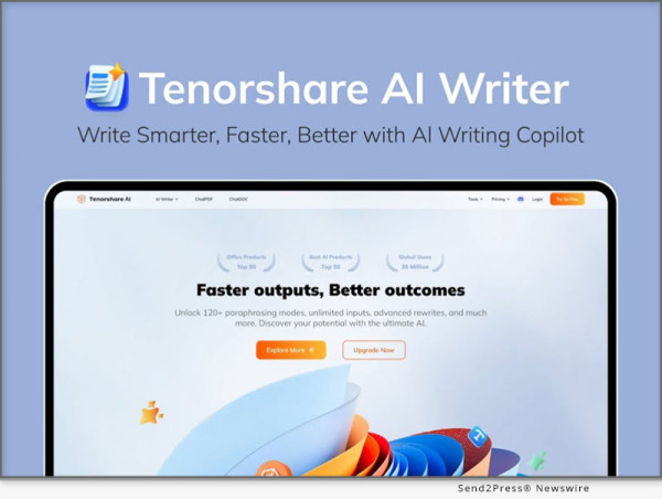 Tenorshare Ai Writer Release: Boost Your Writing Efficiency And Content Creation