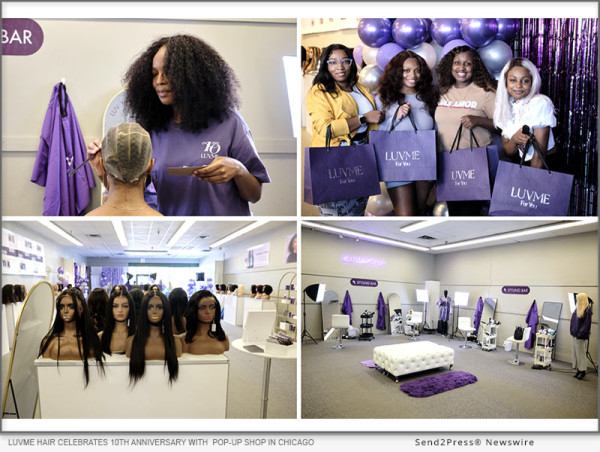  Luvme Hair Celebrates 10Th Anniversary With Successful Pop Up Shop In Chicago 