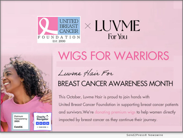  Luvme Hair’s Wigs For Warriors Campaign Donates Premium Wigs To United Breast Cancer Foundation 