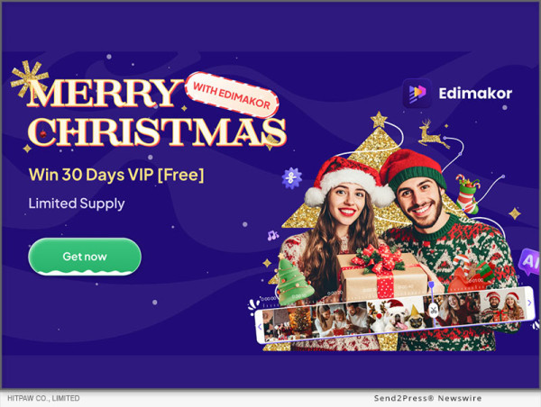  Hitpaw Edimakor Unwraps A Festive Treat: Christmas Event Launched With 30% Discount 