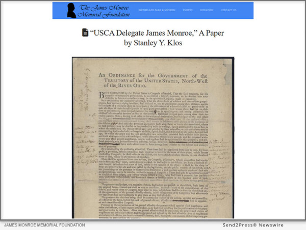  Honoring Monroe’s Birthday: New Study Highlights His Drafting Of America’s First Organic Territorial Law 