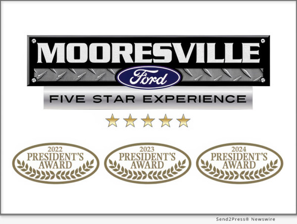 Mooresville Ford Earns Prestigious President’s Award For Third Consecutive Year